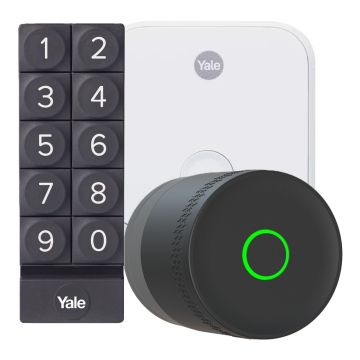 Zestaw inteligentny zamek Yale Linus L2 LITE czarny + Mostek Connect X + klawiatura Smart Keypad Zestaw inteligentny zamek Yale Linus L2 LITE czarny + Mostek Connect X + klawiatura Smart Keypad