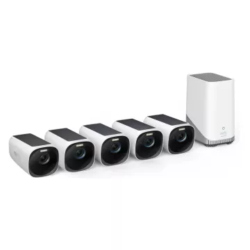 Bezprzewodowy system kamer Eufy S330 - 5 x kamera EufyCam3 + stacja bazowa 