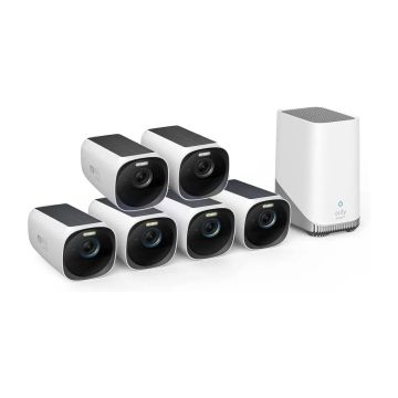 Bezprzewodowy system kamer Eufy S330 - 6 x kamera EufyCam3 + stacja bazowa HomeBase