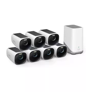 Bezprzewodowy system kamer Eufy S330 - 7 x kamera EufyCam 3 + stacja bazowa HomeBase