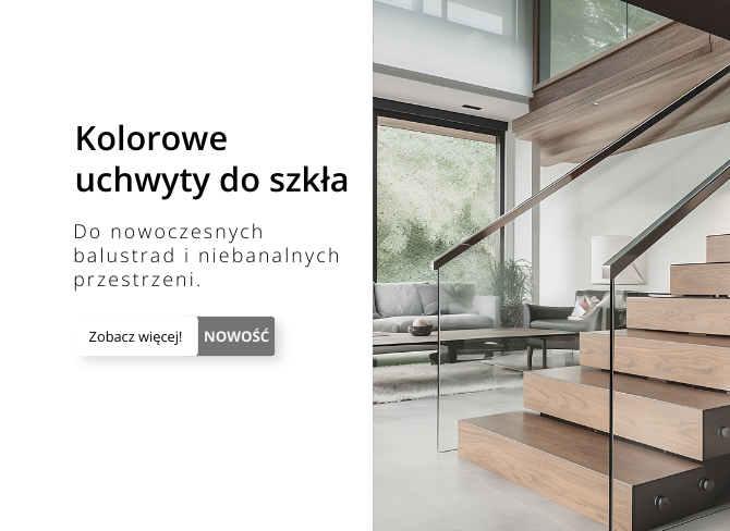Kolorowe Uchwyty do szkła